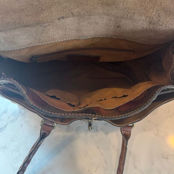 Patricia Nash Fruit/Grape Pattern Leather Bag - Picture 9 of 16